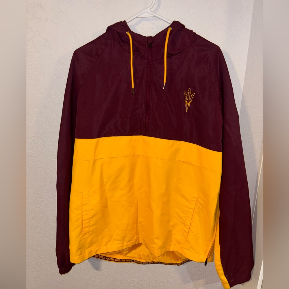 ASU Quarter Zip Jacket Size Largee